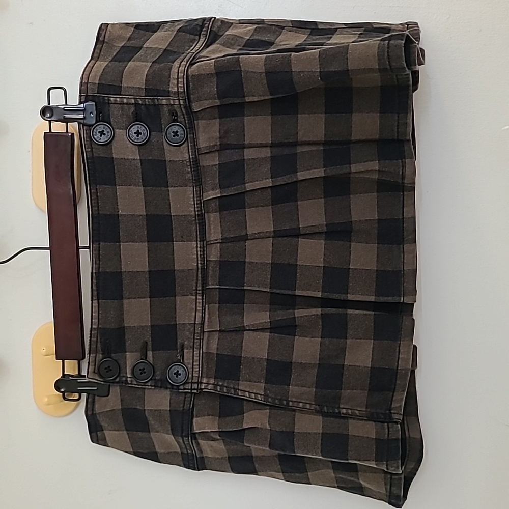 Vintage emo plaid skirt